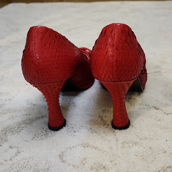 Red Custom Made Heels - Picture 6 of 8